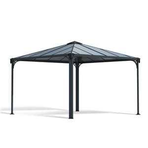 Gazebo de jardin clos Palermo 12 x 12 pi de Canopia by Palram Palermo