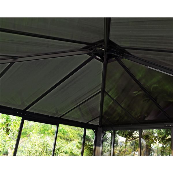 Gazebo de jardin clos Ledro 10 x 10 pi de Canopia by Palram