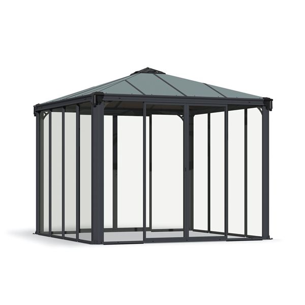 Gazebo de jardin clos Ledro 10 x 10 pi de Canopia by Palram