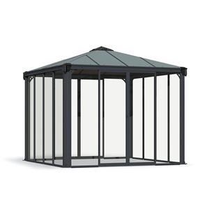 Gazebo de jardin clos Ledro 10 x 10 pi de Canopia by Palram