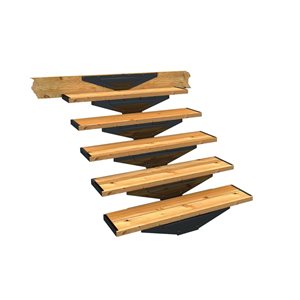 Pylex Central Stringer Kit - 5 steps - Wood not included