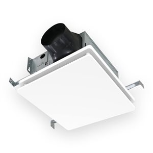Ventilateur de salle de bain 80 PCM 0,7 sones, installation murale ou au plafond, blanc