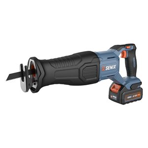 SENIX 20 V Max 1-in Brushless Compact Reciprocating Saw w/ Battery and Charger