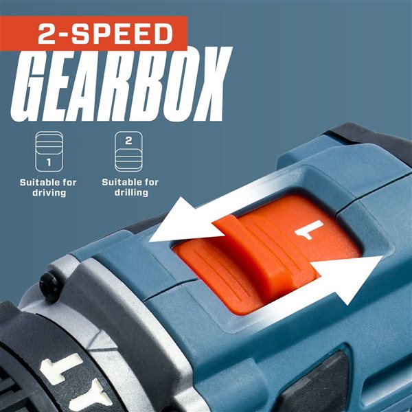 SENIX 20 V Max 1/2-in Brushless Drill Driver w/ Battery and Charger + Bag