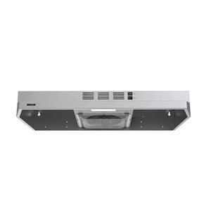 ONEX 30-in 300 CFM Undercabinet Range Hood with 2-Speed Fan and DEL Light - Stainless Steel