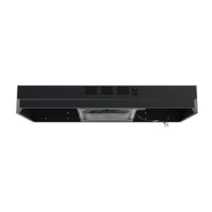 ONEX 30-in 300 CFM Undercabinet Range Hood with 2-Speed Fan and DEL Light - Black