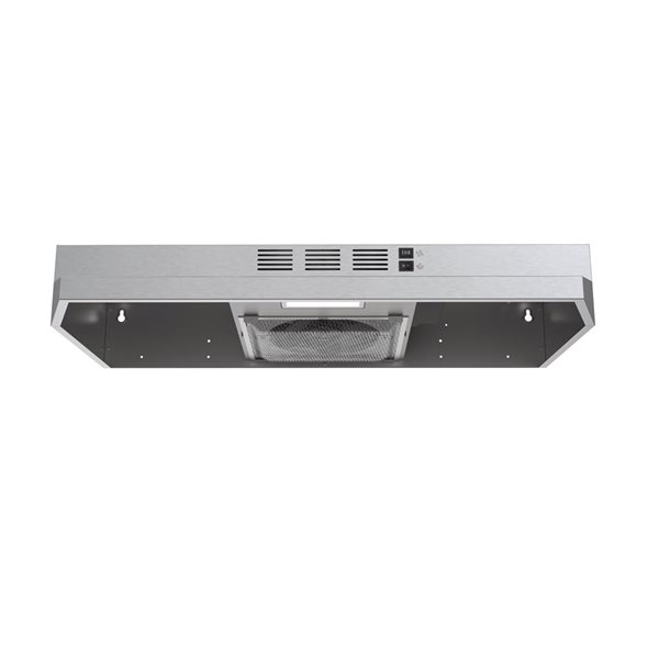 ONEX 24-in 300 CFM Undercabinet Range Hood with 2-Speed Fan and DEL Light - Stainless Steel