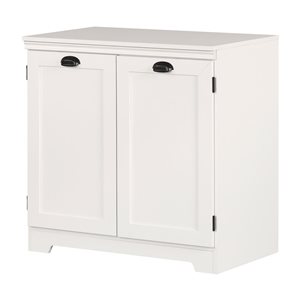 Armoire de rangement Harma South Shore avec 2 portes en blanc