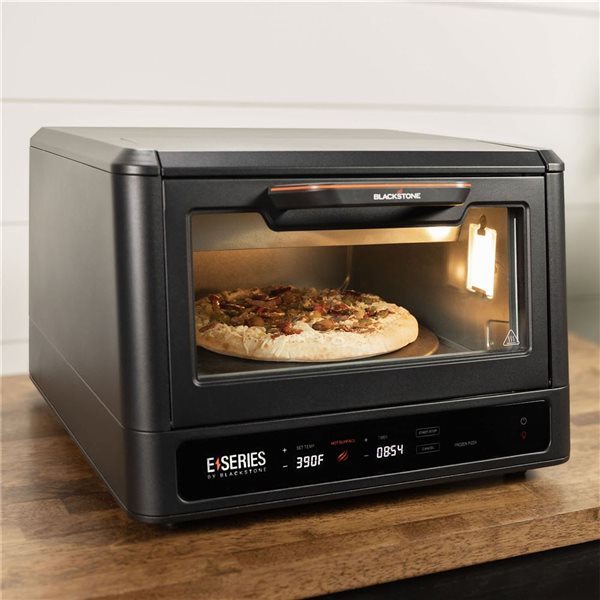 Blackstone E-Series 4-Slice Black Convection Pizza Air Fryer Toaster Oven