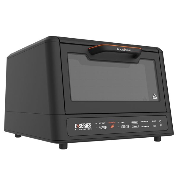 Blackstone E-Series 4-Slice Black Convection Pizza Air Fryer Toaster Oven