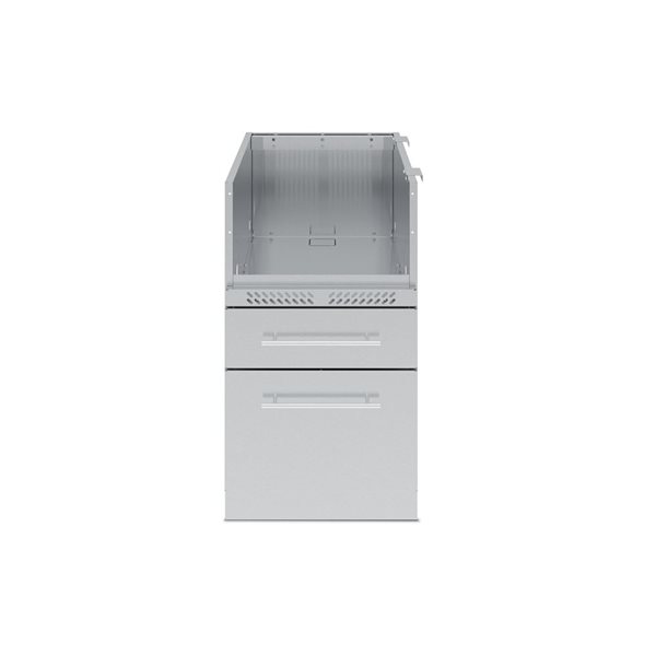 Broil King Imperial S 200 Stainless Steel Built-In Range Burner Cabinet w/ 2 Drawers