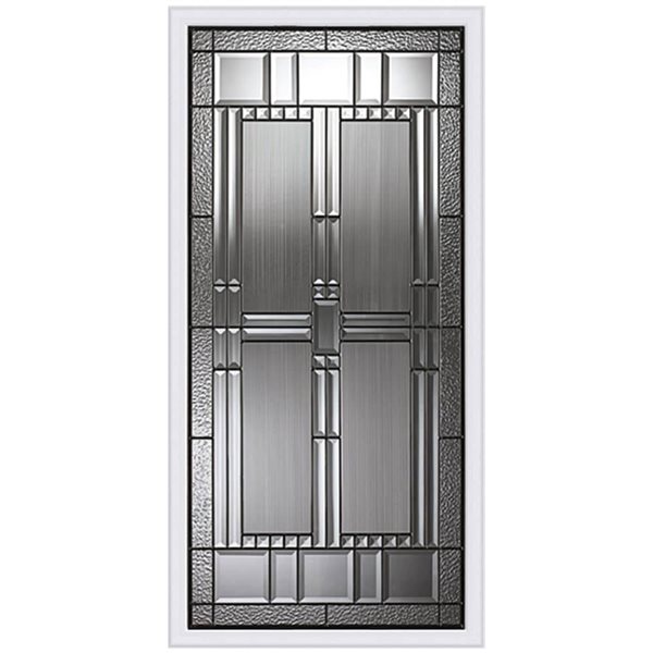 Trimlite Artisan Decorative Doorlite in Full Lite 23 x 49-in with Patina Caming