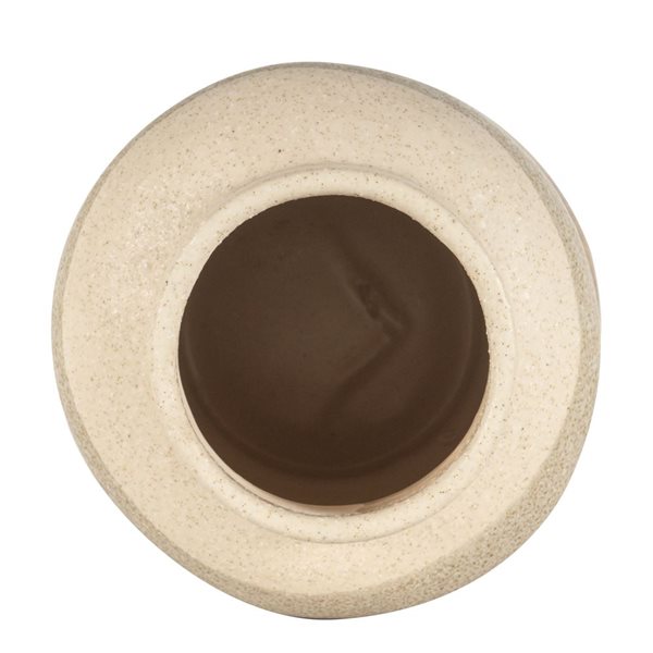 Gild Design House Makana 7 x 9-in Brown/Beige Ceramic Table Vase - Small