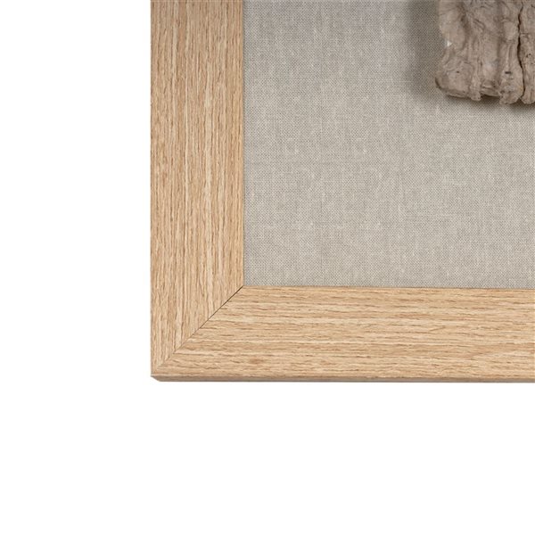 Gild Design House Dual Harmony 24 x 24-in Framed Square-Design Artwork - Brown/Beige