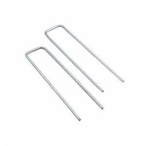 NESTLAND 500-Pack 2 W x 8-in L Silver Steel Landscape Edging Pins