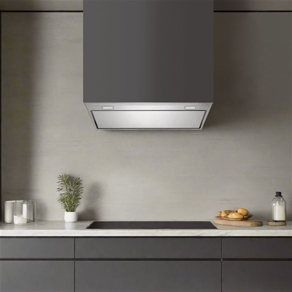 VICTORY X2 36-in 700 CFM 3-Speed Ducted Insert Range Hood w/ Aluminum Mesh Filter - Silver