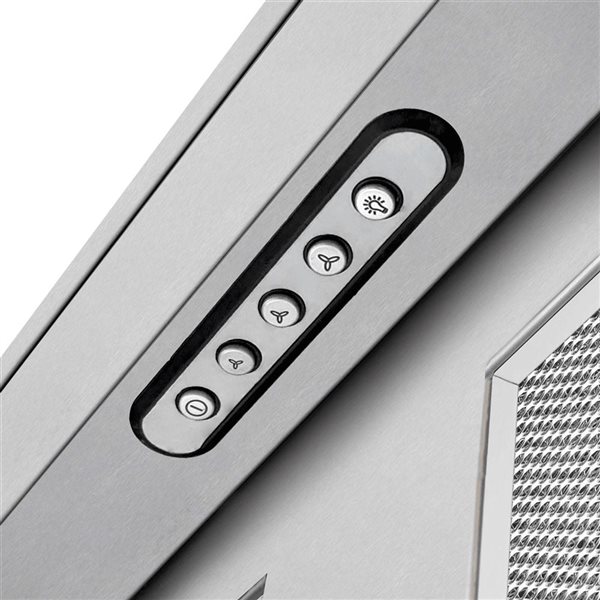 VICTORY X2 36-in 700 CFM 3-Speed Ducted Insert Range Hood w/ Aluminum Mesh Filter - Silver