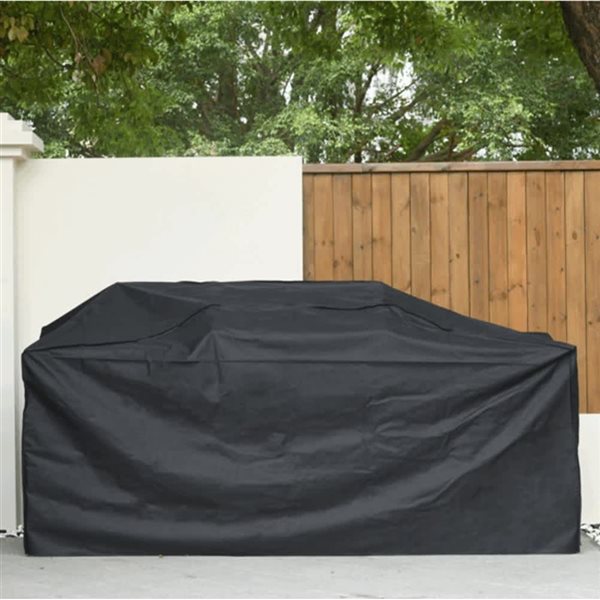 Prokan Bespoke 5-Burner 94-in W Modular Outdoor Kitchen w/ Wood Pattern Panels