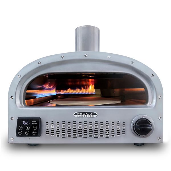 Prokan Kano 16-in W Stainless Steel 4-in-1 Table Top Outdoor Oven