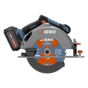 SENIX 20 Volt Max Cordless 7 1/4-in Circular Saw w/ Battery and Charger
