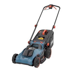 SENIX 40 V Brushless Lithium Ion Battery 17-in W Cordless Electric Push Lawn Mower w/ 6-Position Height Adjustment