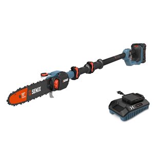 SENIX X6 60 V 10-in Bar Cordless Electric Pole Saw w/ Articulating Head
