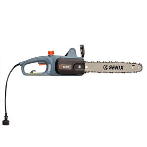 SENIX CSE10-L 10 A 14-in Bar and Chain Corded Electric Chainsaw w/ Rear Handle