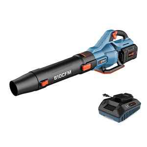 SENIX X6 170 mph 60 V 810 CFM Handheld Brushless Cordless Electric Leaf Blower w/ Charger