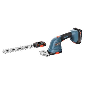 SENIX 20 V 8-in Dual-Action Blade Cordless Grass Shear and Hedge Trimmer w/ 2.0 Ah Battery and 2 A Charger