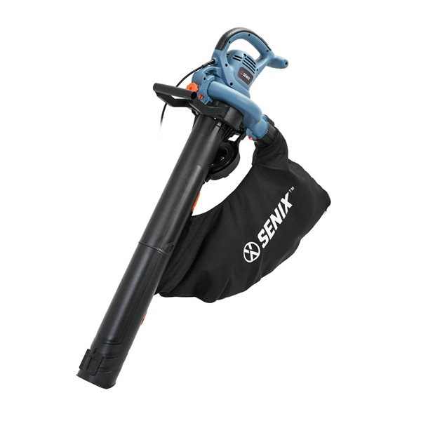SENIX BLVE12-M 180 mph 1.5 V 420 CFM Brushless Cordless Electric Leaf Blower and Vacuum