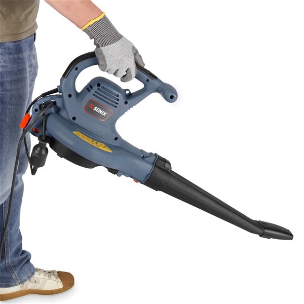 SENIX BLVE12-M 180 mph 1.5 V 420 CFM Brushless Cordless Electric Leaf Blower and Vacuum