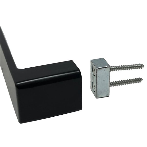 Nuvo Iron 12-in L Black Modern Gate Handle