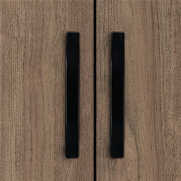 Nuvo Iron 12-in L Black Modern Gate Handle