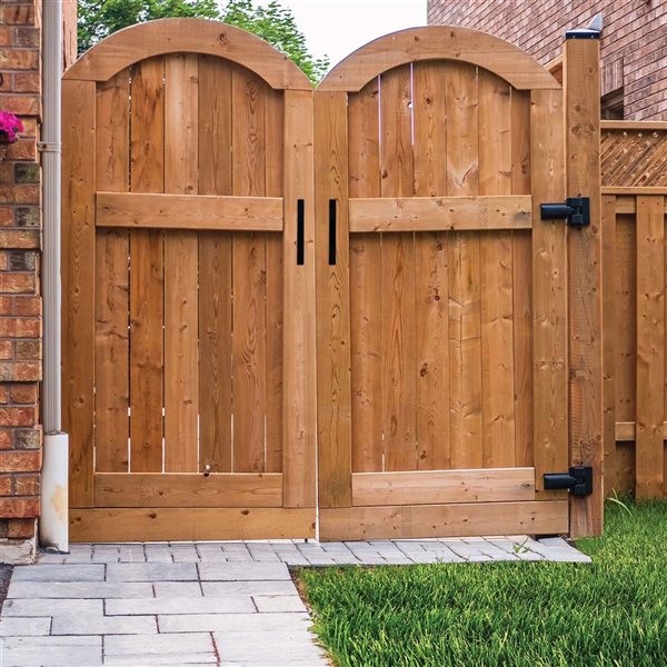 Nuvo Iron 12-in L Black Modern Gate Handle