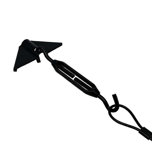 Nuvo Iron 5.5-in L Black Anti Sag Gate Hardware Stabilization Kit