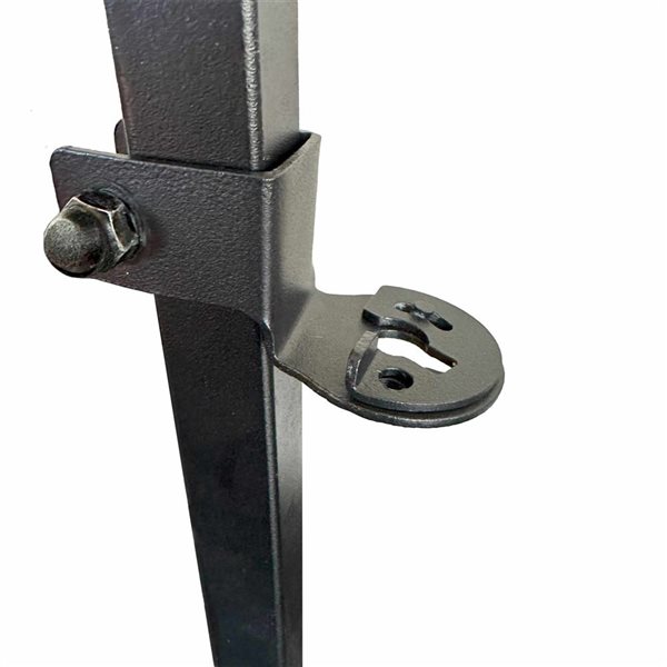 Nuvo Iron 23.6-in L Black Double Iron Upgrade Conversion Hardware Gate Kit