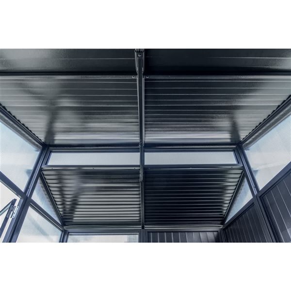 Sojag Rainier 8 x 11-ft Aluminum Frame Storage Shed 500-9168747 | RONA