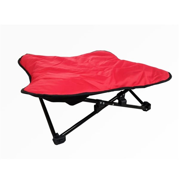 Cool Runners Red Folding 35 x 35-in Dog Cot/Bed