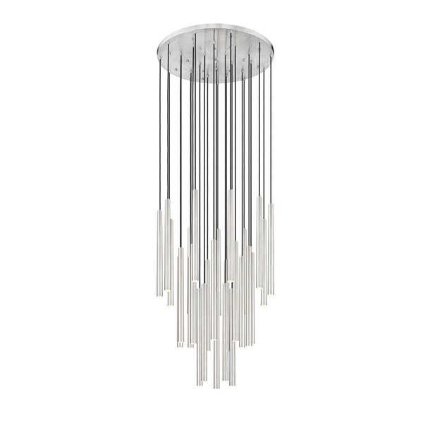 Z-Lite Forest 27-Light Steel Chandelier - Brushed Nickel