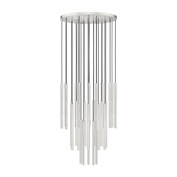 Z-Lite Forest 27-Light Steel Chandelier - Brushed Nickel