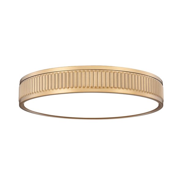 Z-Lite Stari 1-Light Flush Mount Ceiling Light - Modern Gold