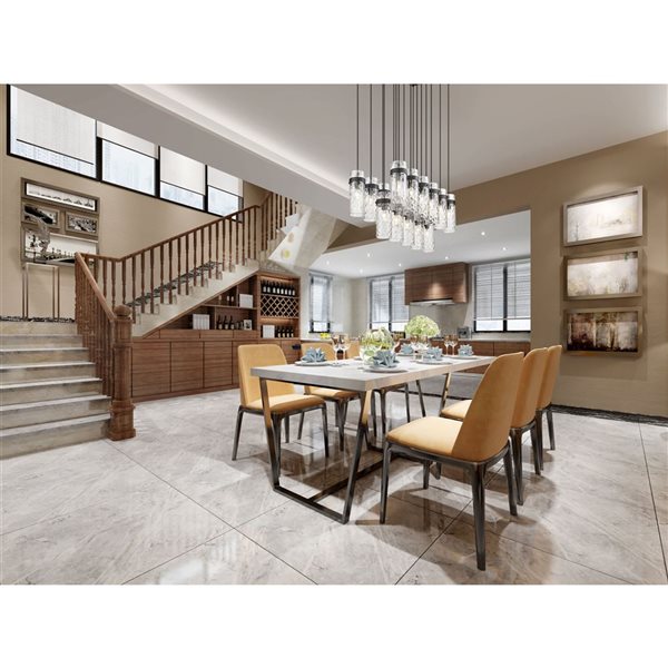 Z-Lite Fontaine 17-Light Linear Steel Chandelier - Matte Black