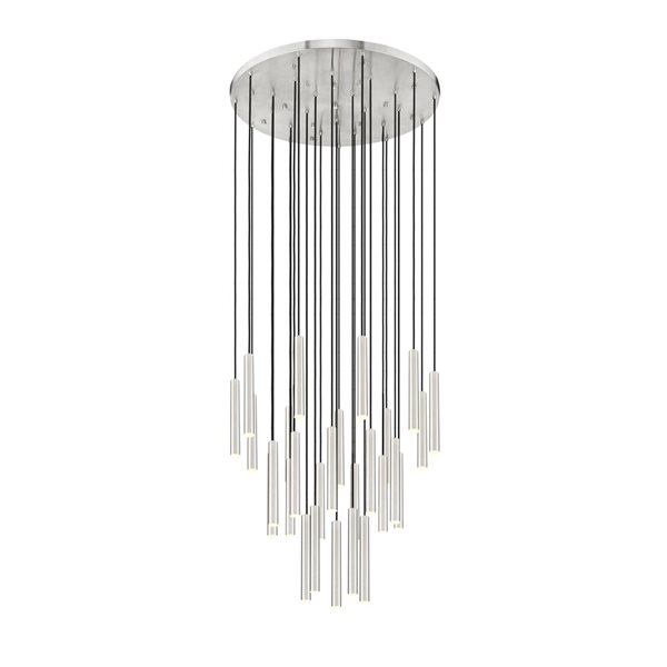 Z-Lite Forest 27-Light Steel Chandelier - Brushed Nickel | RONA