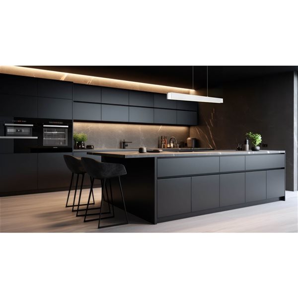 Z-Lite Hudson 1-Light Linear Aluminum Chandelier - Brushed Nickel