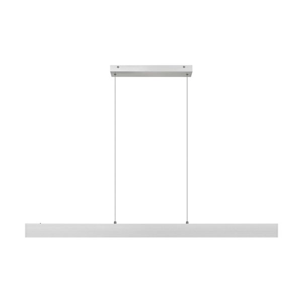 Z-Lite Hudson 1-Light Linear Aluminum Chandelier - Brushed Nickel