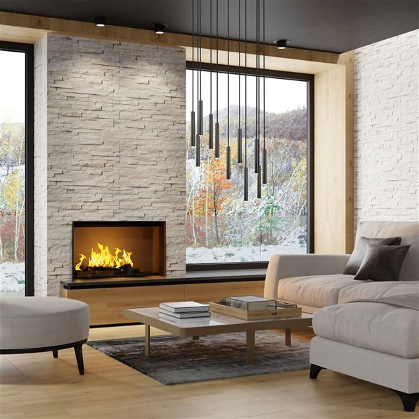 Z-Lite Forest 11-Light Steel Chandelier - Matte Black