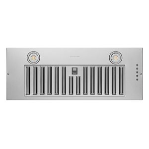 Hotte de cuisinière encastrable convertible Hauslane 36 po en acier inoxydable
