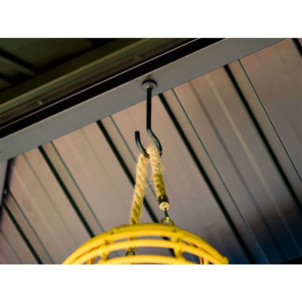 Gazebo Penguin Yosemite 10 x 12-ft Gazebo w/ Double Steel Roof Gazebo and Aluminum Posts - Wood Finish