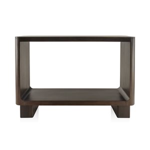 Gild Design House Presley 36 D x 16 H x 55-in W Dark Walnut Brown Wood Console Table