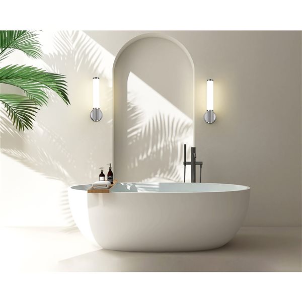 Z-Lite Solange 1-Light Wall Sconce - Chrome